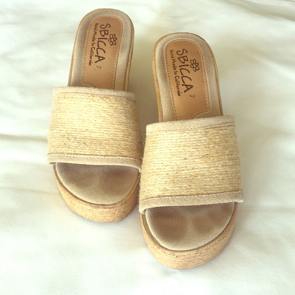 Sbicca espadrille wedge sandals